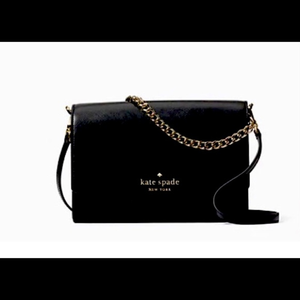 Kate Spade Carson Convertible Crossbody in black